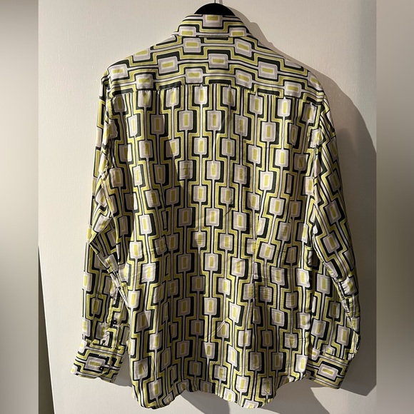 VERSACE Button Up dress shirt FRENCH CUFFS 15 1/2 …. 39 - Picture 3 of 3